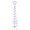 Hofert 7’ Blue Spiral Rope Light Tree with Star Tree Topper Christmas Yard Decor